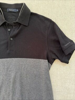 Zegna Sport Polo Shirt Men’s Medium color block button color short sleeve